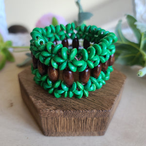 Paparazzi - Bali Beach Retreat - Green Bracelet