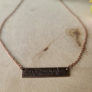 Paparazzi - Living The Mom Life - Copper Necklace