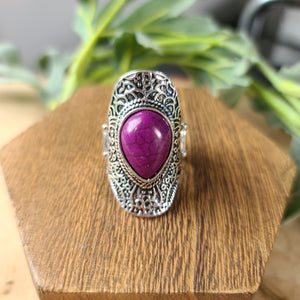 Paparazzi - Southern Sage - Purple Ring