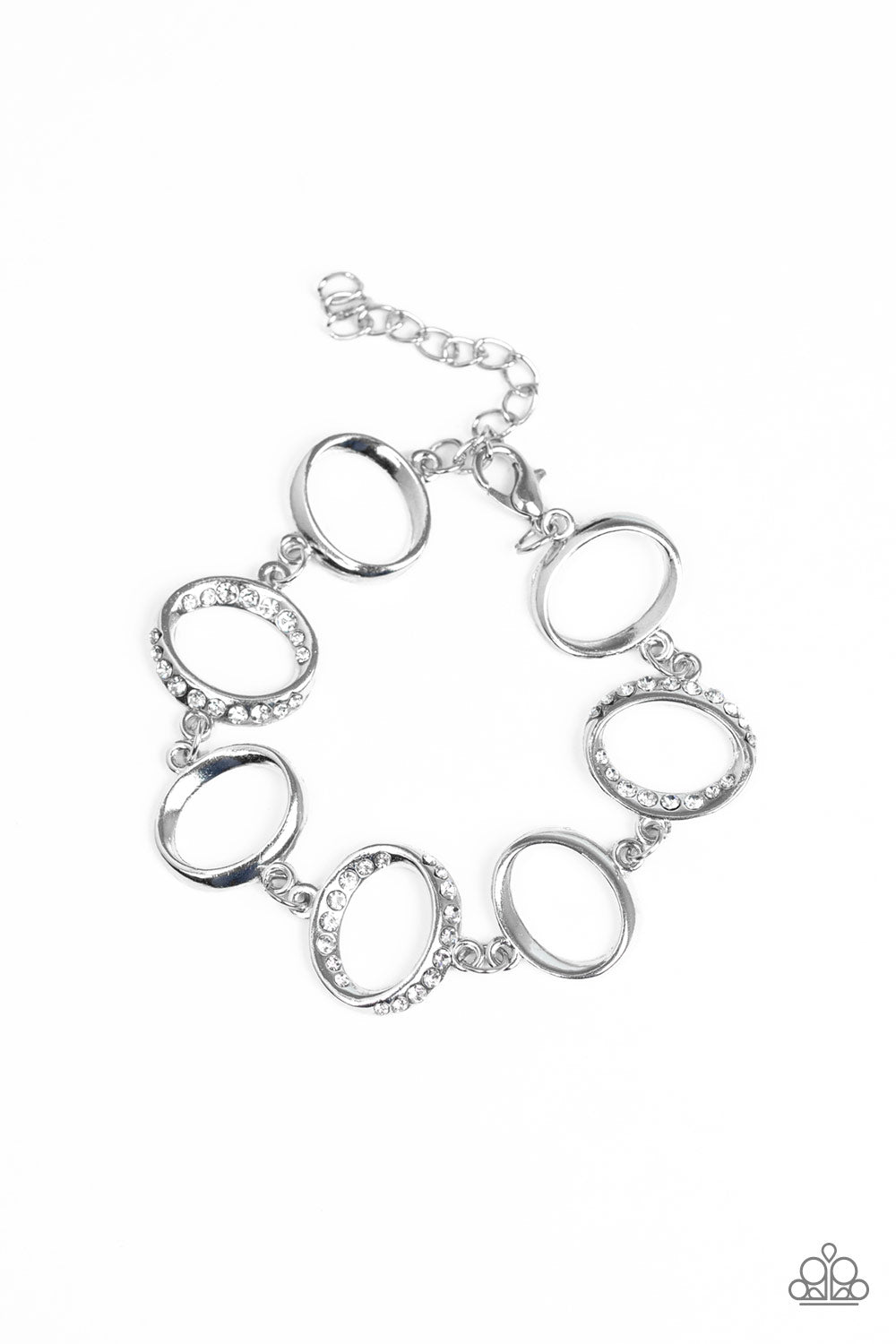 Paparazzi Accessories - Beautiful Inside and Out - White Bracelet