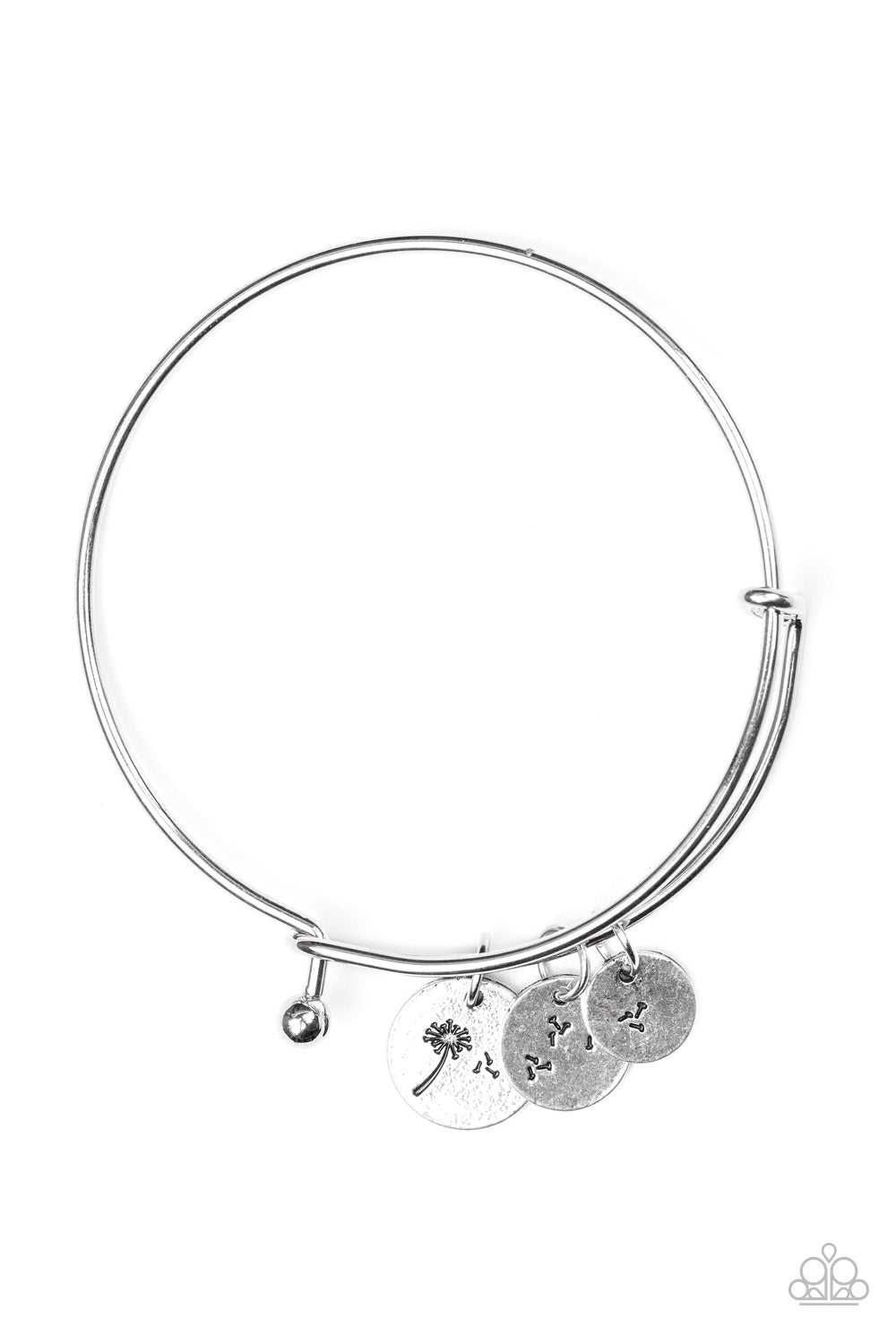Paparazzi Accessories - Dreamy Dandelions - Silver Bracelet