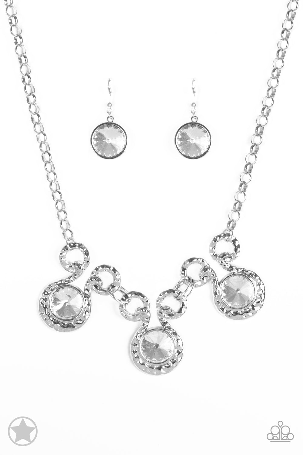 Paparazzi Accessories - Hypnotized - Silver Necklace