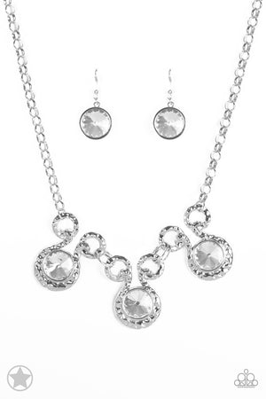 Paparazzi Accessories - Hypnotized - Silver Necklace