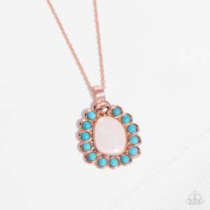 Paparazzi - Sahara Sea - Copper Necklace