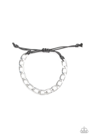 Paparazzi Accessories - Goalpost - Silver Bracelet