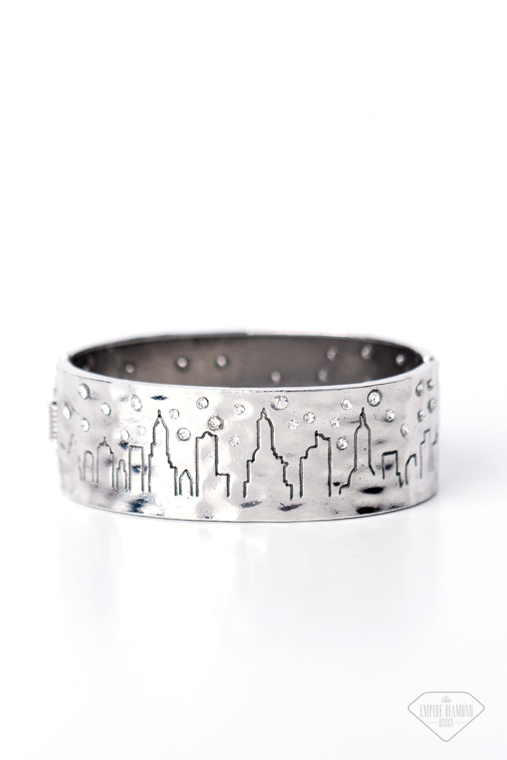 Starry Skyscrapers - White Bracelet