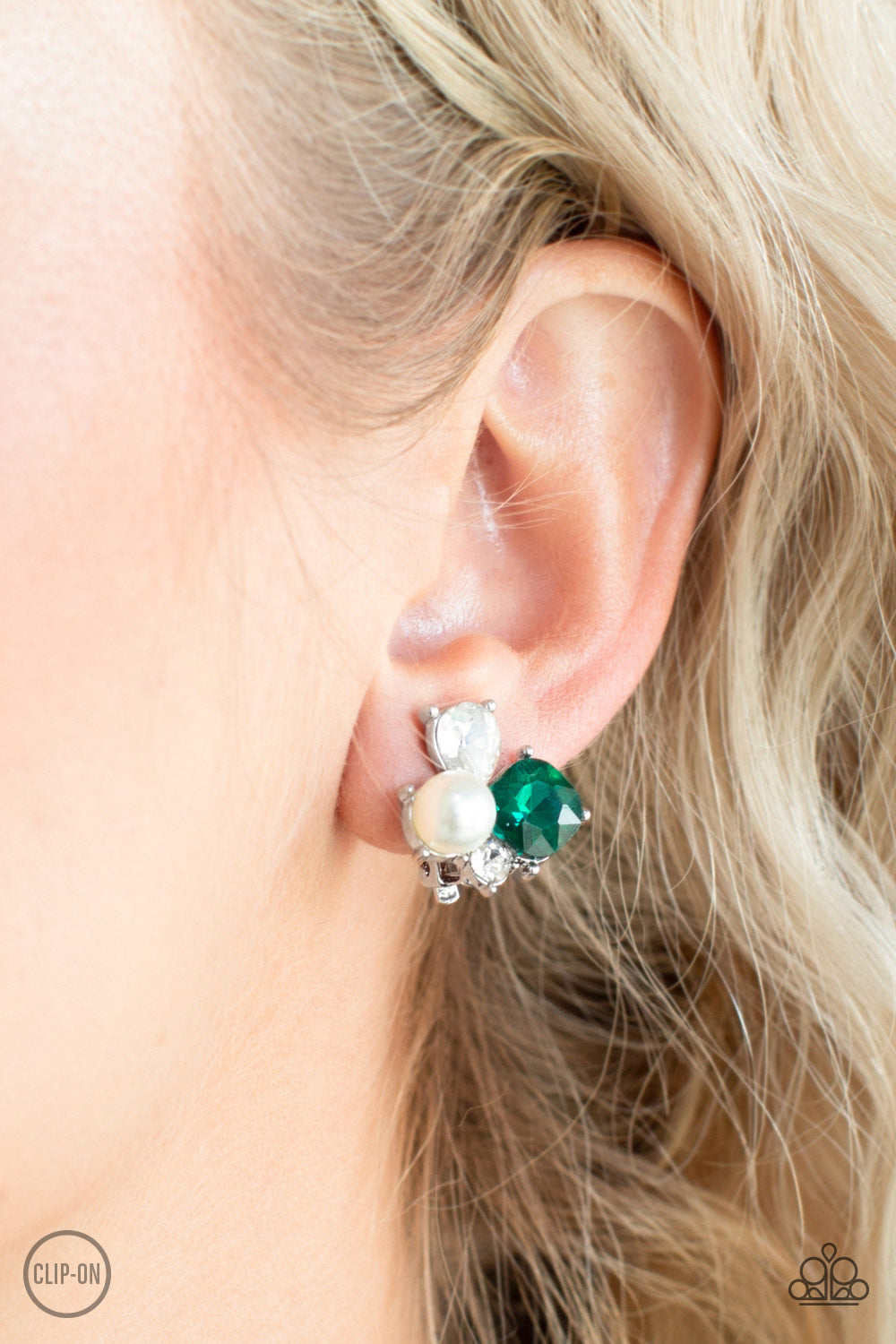 Paparazzi - Highly High-Class - Green Earrings