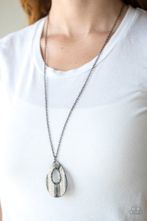 Paparazzi - Stop, TEARDROP, and Roll - Multi Necklace