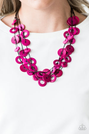 Paparazzi - Wonderfully Walla Walla - Pink Necklace