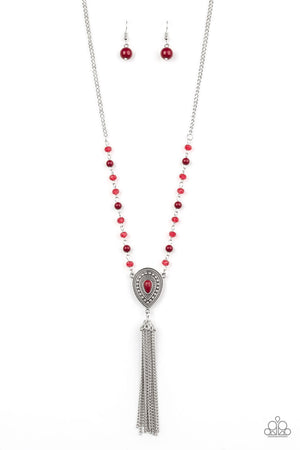 Paparazzi - Soul Quest - Red Necklace