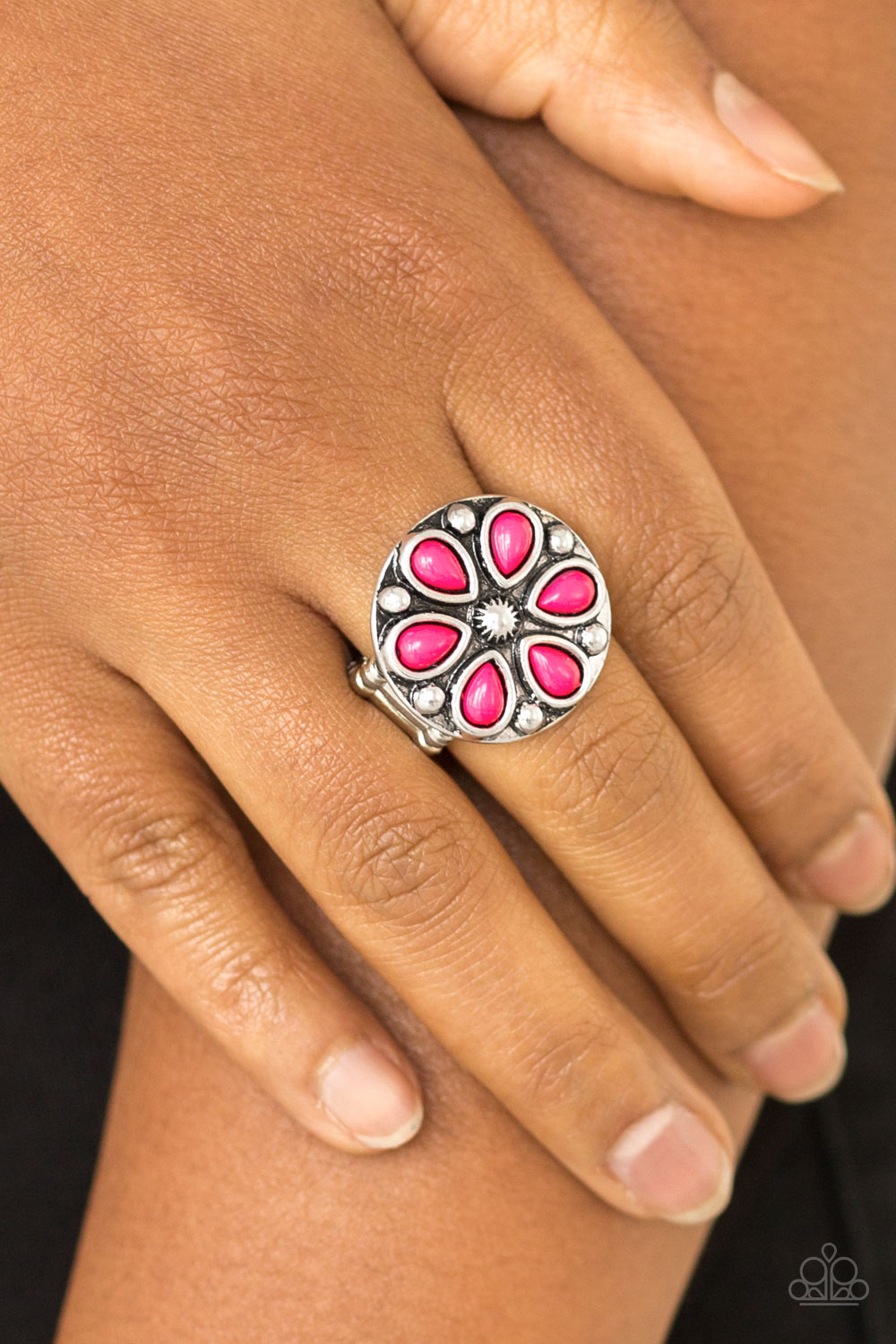 Paparazzi - Color Me Calla Lily - Pink Ring