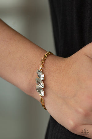 Paparazzi - Pretty Priceless - Gold Bracelet