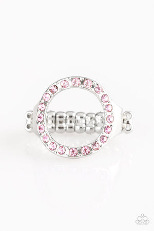 Paparazzi - One-GLAM Band - Pink Ring