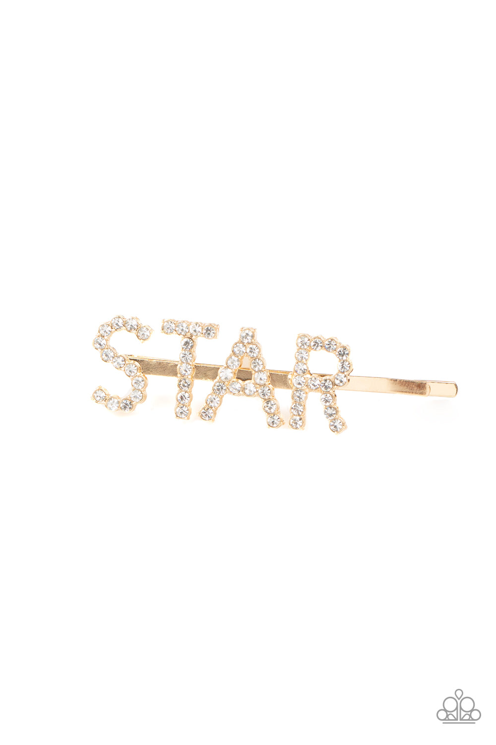 Paparazzi - Star In Your Own Show - Gold Hair Clip