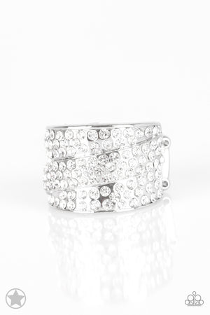 Paparazzi Accessories - The Millionaires Club - White Ring