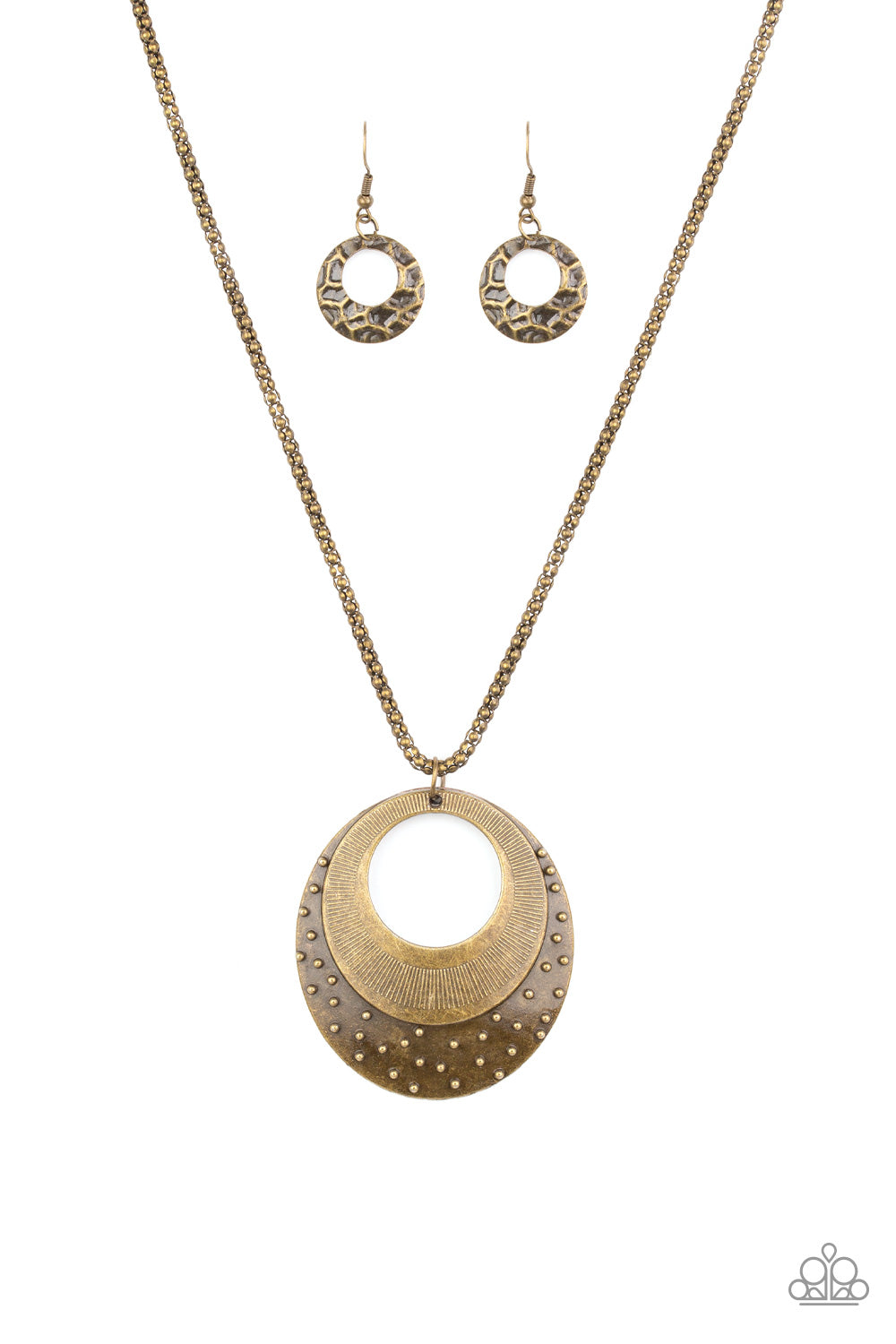 Paparazzi - Texture Trio - Multi Necklace