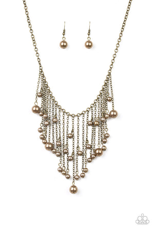 Paparazzi - Catwalk Champ - Brass Necklace