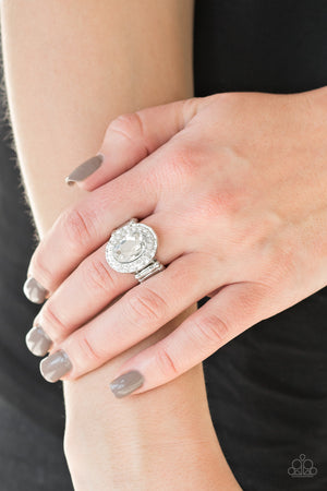 Paparazzi - Fiercely Flawless - White Ring