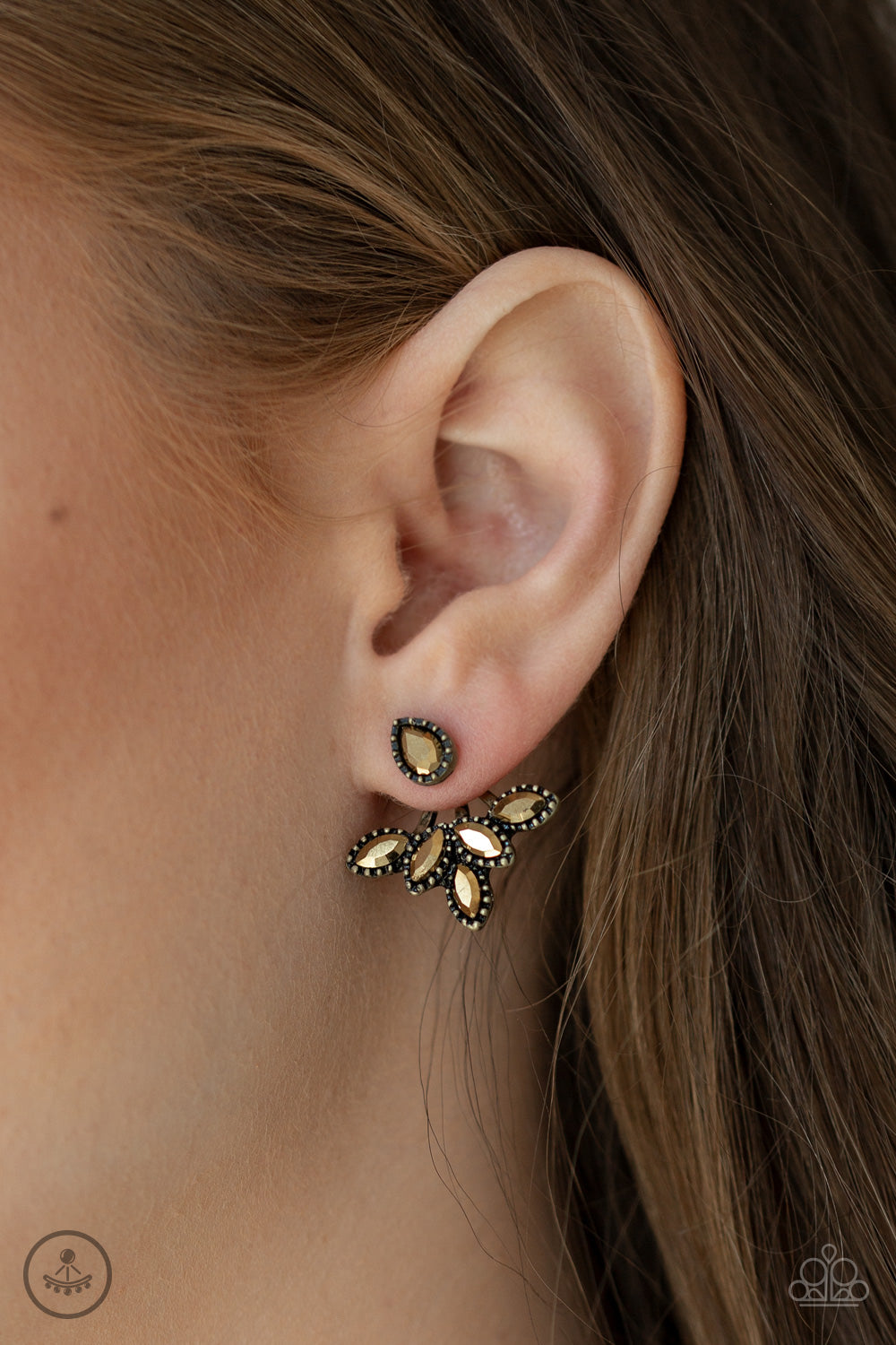 Paparazzi - A Force To BEAM Reckoned With - Brass Earrings