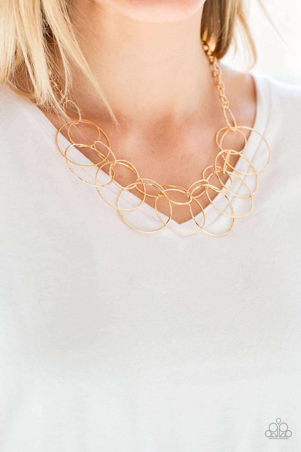 Paparazzi - Circa de Couture - Gold Necklace