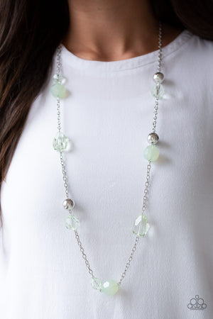 Paparazzi - Royal Roller - Green Necklace