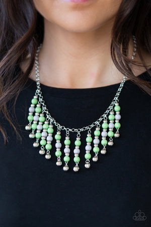 Paparazzi - Your SUNDAES Best - Green Necklace