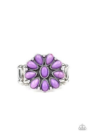 Paparazzi - Stone Gardenia - Purple Ring