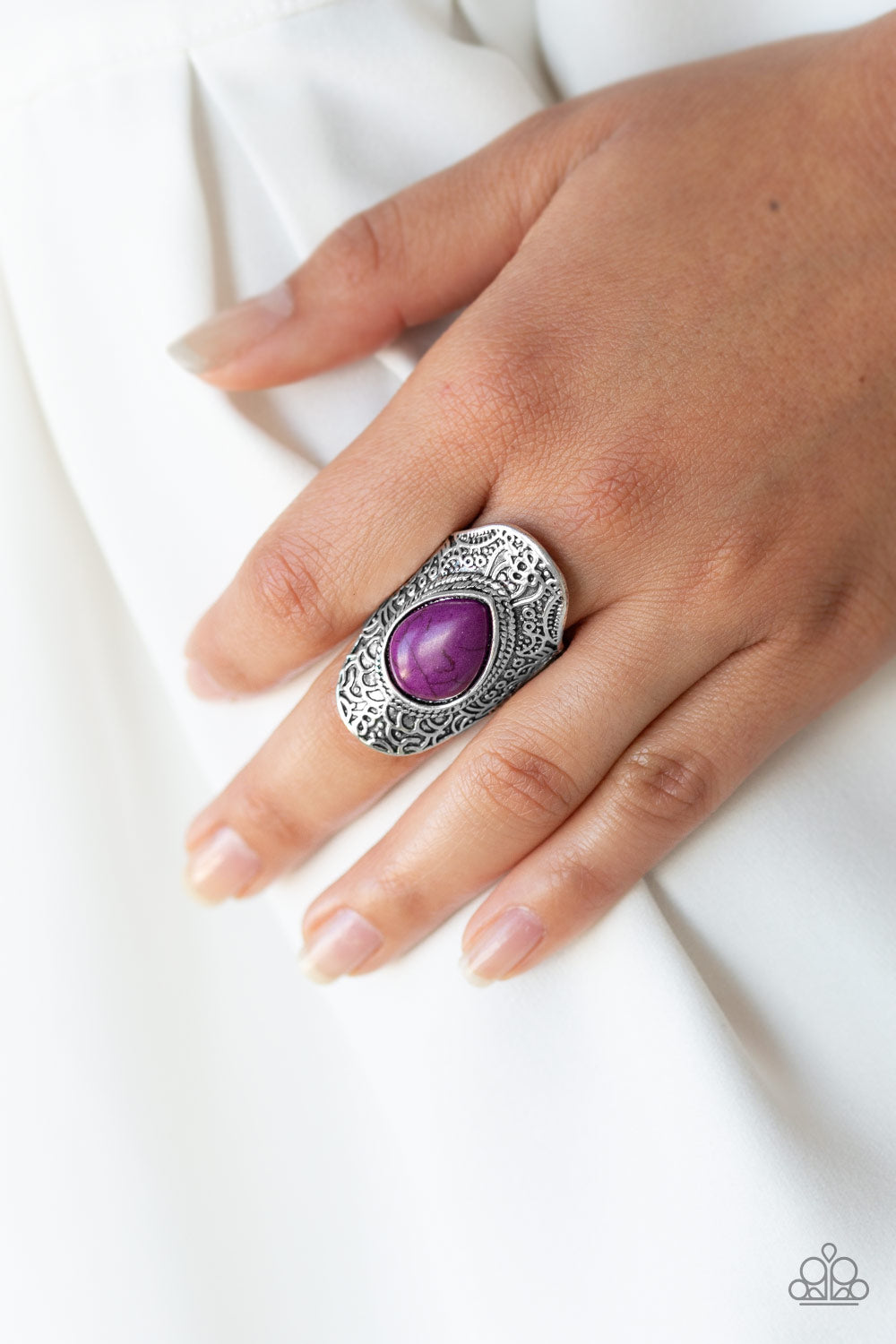 Paparazzi - Southern Sage - Purple Ring