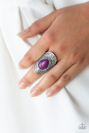 Paparazzi - Southern Sage - Purple Ring