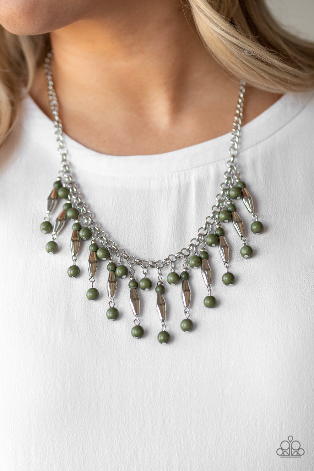 Paparazzi - Earth Conscious - Green Necklace