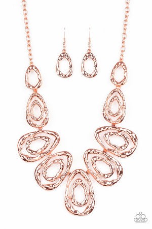 Paparazzi - Terra Couture - Copper Necklace