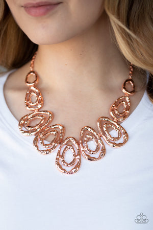 Paparazzi - Terra Couture - Copper Necklace