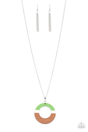 Paparazzi - Sail Into The Sunset - Green Necklace