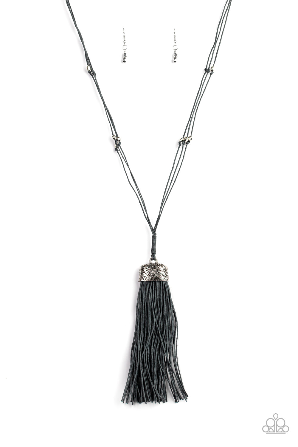 Paparazzi - Brush It Off - Silver Necklace