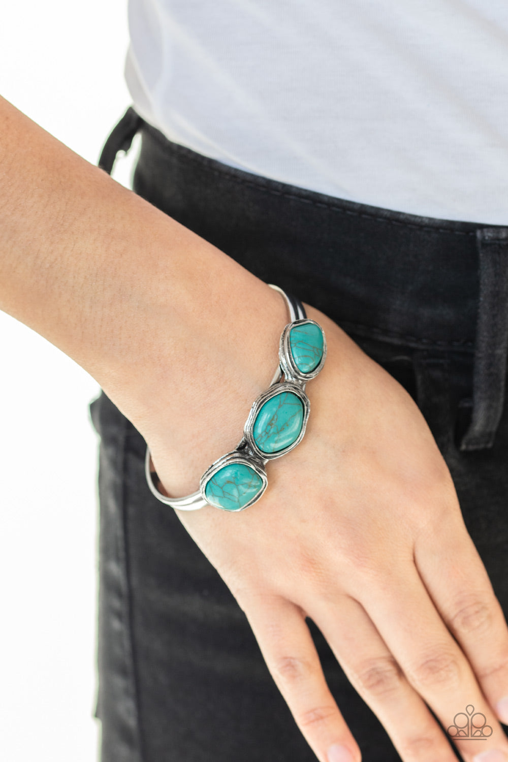 Paparazzi - Stone Shop - Blue Bracelet