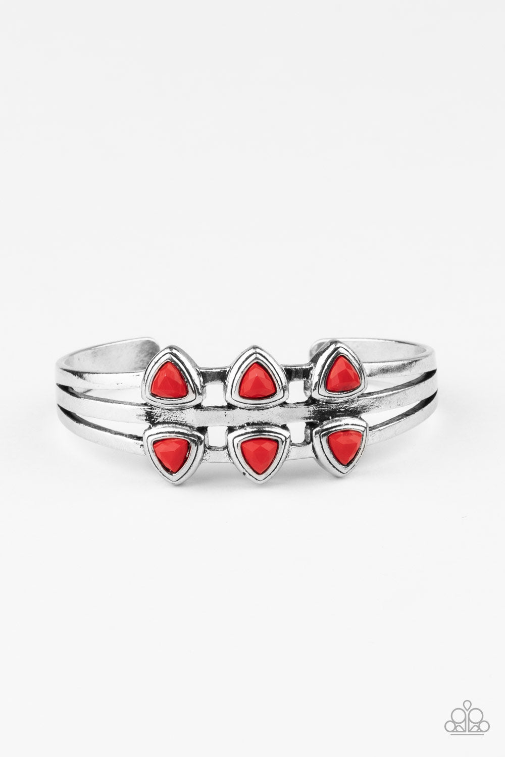 Paparazzi - Tribal Triad - Red Bracelet