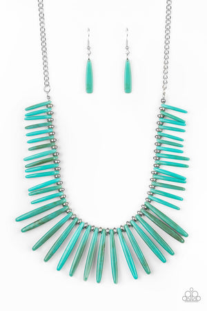 Paparazzi - Out of My Element - Blue Necklace