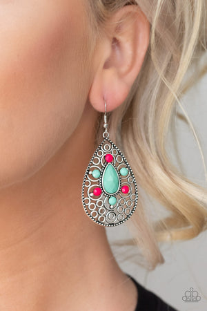 Paparazzi - Modern Garden - Multi Earrings