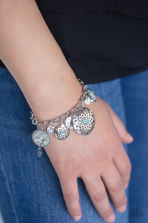 Paparazzi - Trinket Tranquility - Blue Bracelet