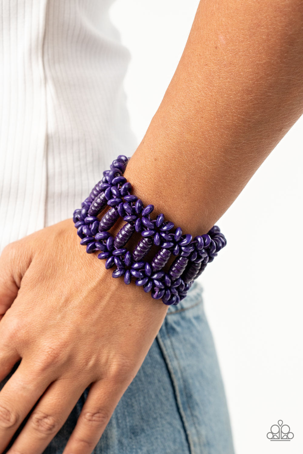 Paparazzi - Fiji Flavor - Purple Bracelet