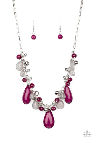 Paparazzi - Seaside Solstice - Purple Necklace