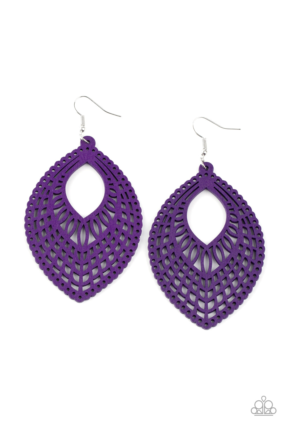 Paparazzi - One Beach At A Time - Purple Earrings