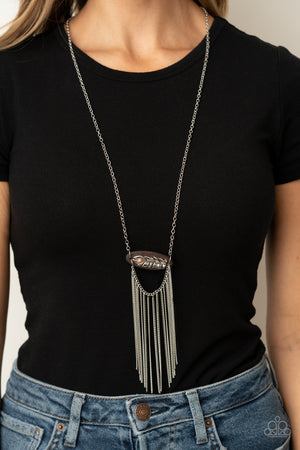 Paparazzi - Desert Spirit - Orange Necklace