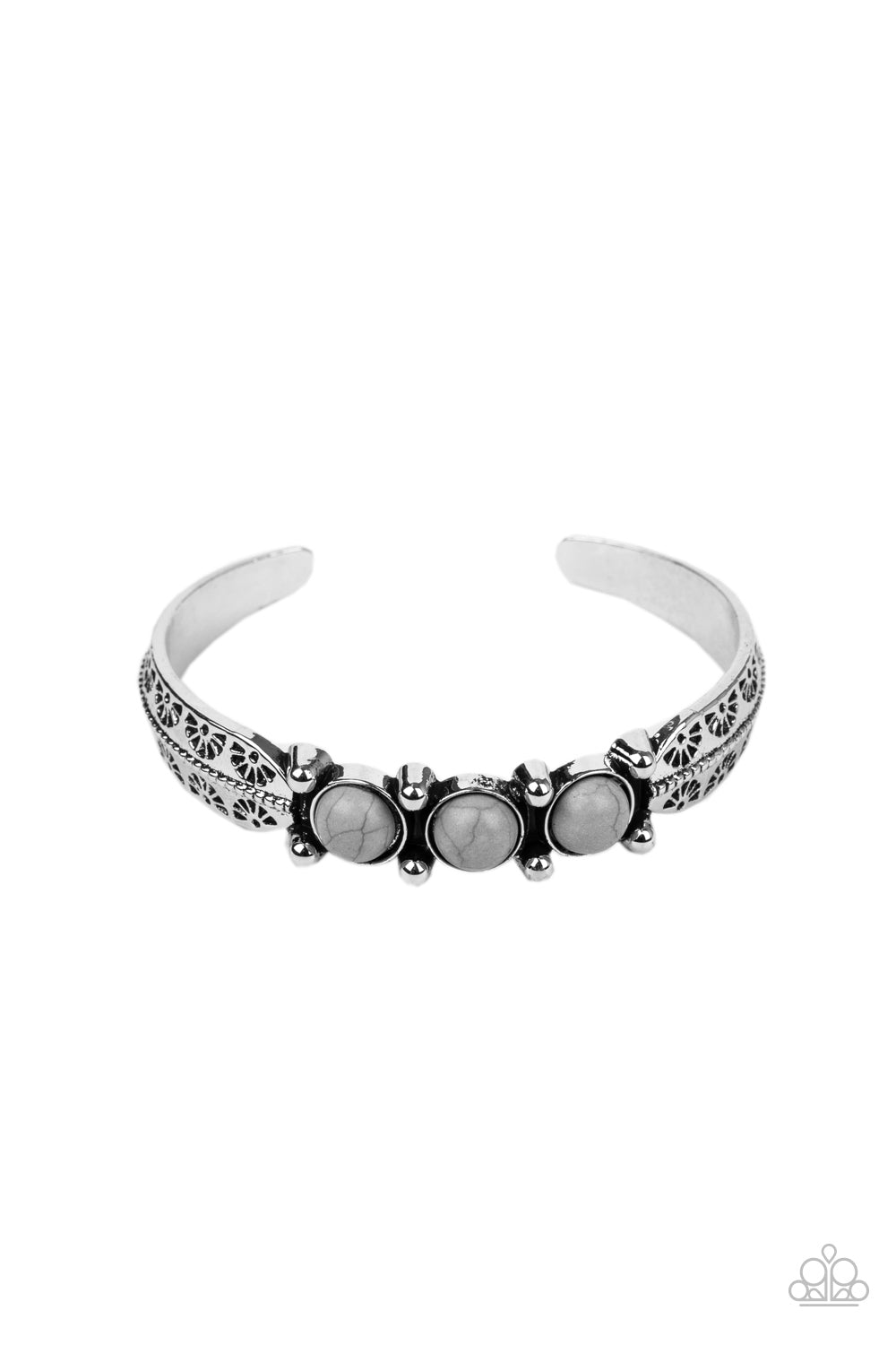 Paparazzi - Mojave Glyphs - Silver Bracelet