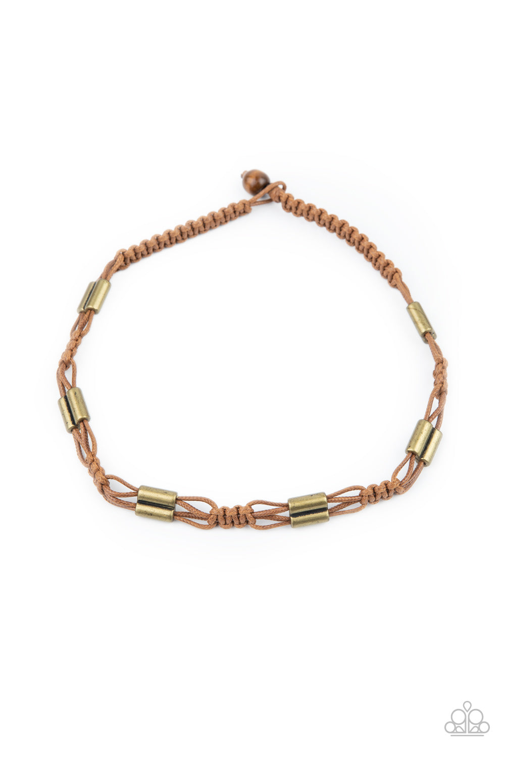 Paparazzi - Offshore Drifter - Brown Necklace