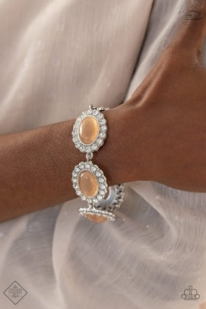 Paparazzi - Demurely Diva - Orange - Fashion Fix Bracelet