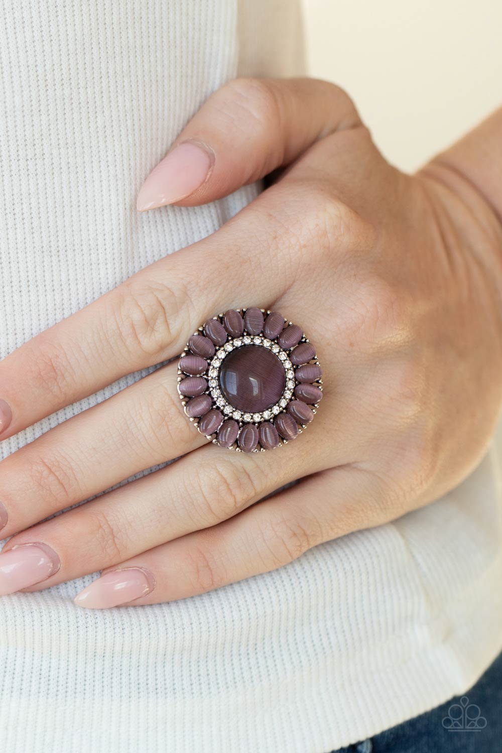 Paparazzi - Elegantly Eden - Purple Ring