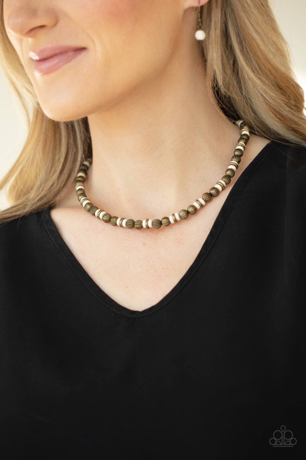 Paparazzi - ZEN You Least Expect It - Brass Necklace