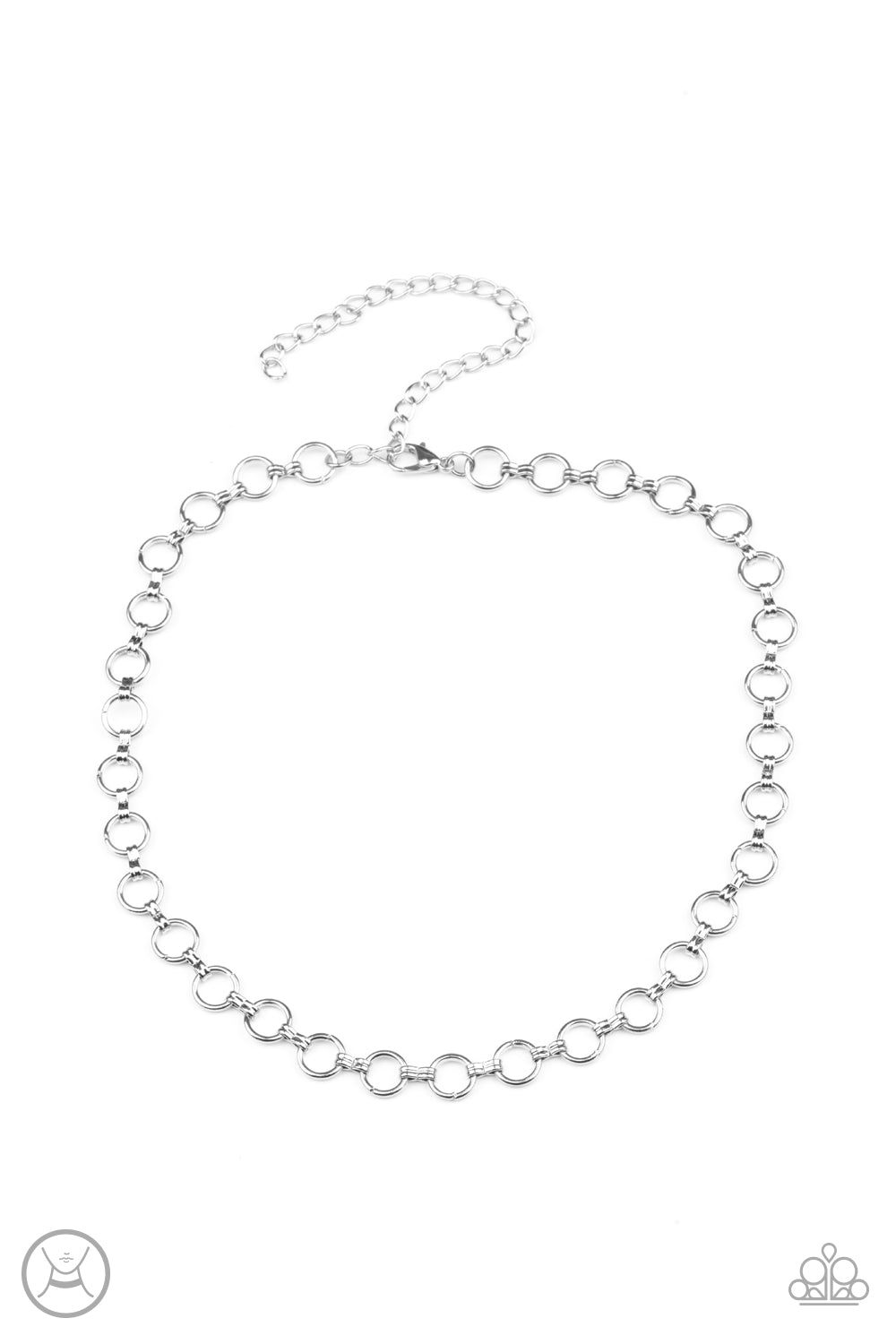 Paparazzi - Insta Connection - Silver Necklace