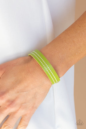 Paparazzi - Life is WANDER-ful - Green Bracelet